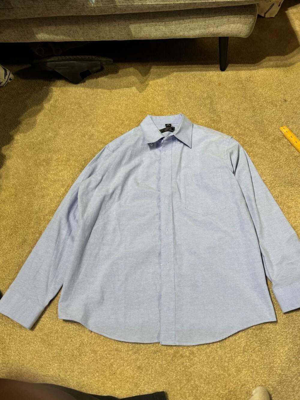 Versace Classic V2 Button Down Shirt Light Blue 15.5
